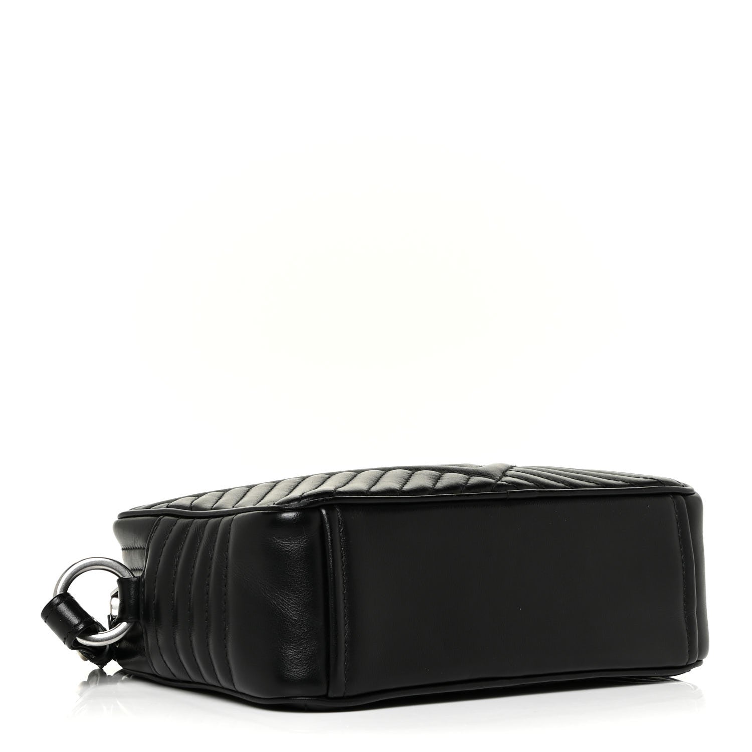 Prada Soft Calfskin Impunture Diagramme Camera Bag Black 4 of 12
