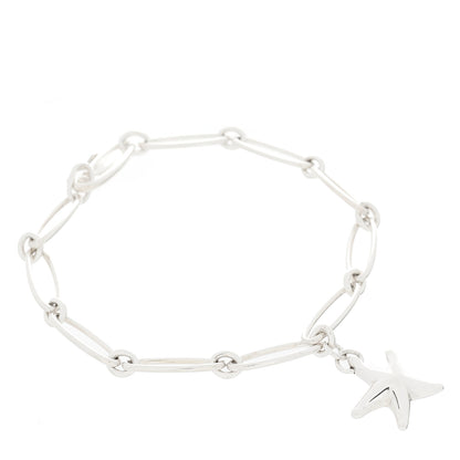 Tiffany Sterling Silver Elsa Peretti Starfish Charm Bracelet 1 of 3