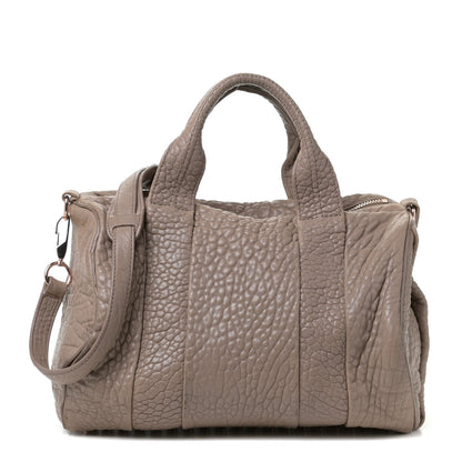 Alexander Wang Pebbled Lambskin Rocco Latte Rose Gold Hardware 1 of 13