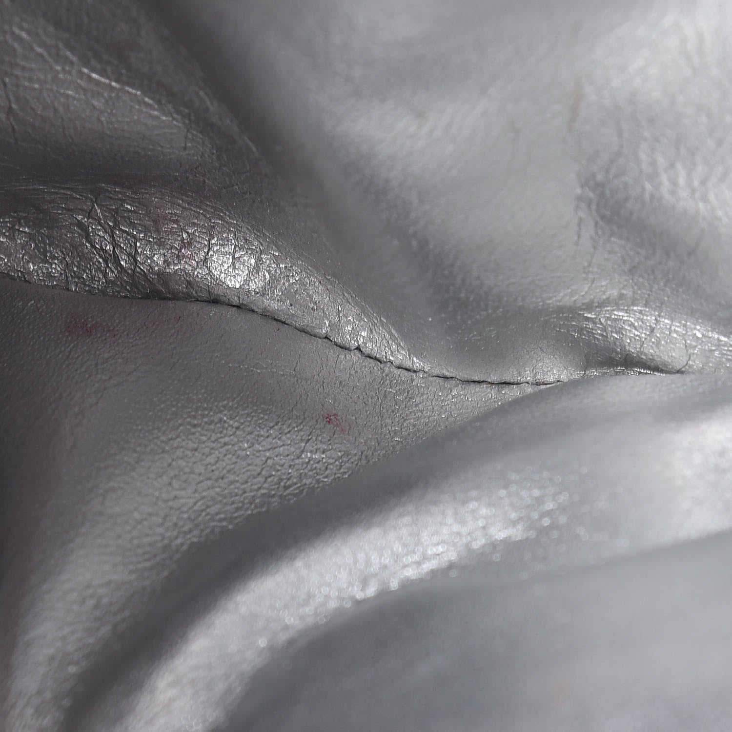 Chanel Metallic Lambskin Quilted Maxi Single Flap Silver 14 of 14
