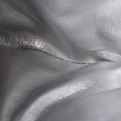 Chanel Metallic Lambskin Quilted Maxi Single Flap Silver 14 of 14