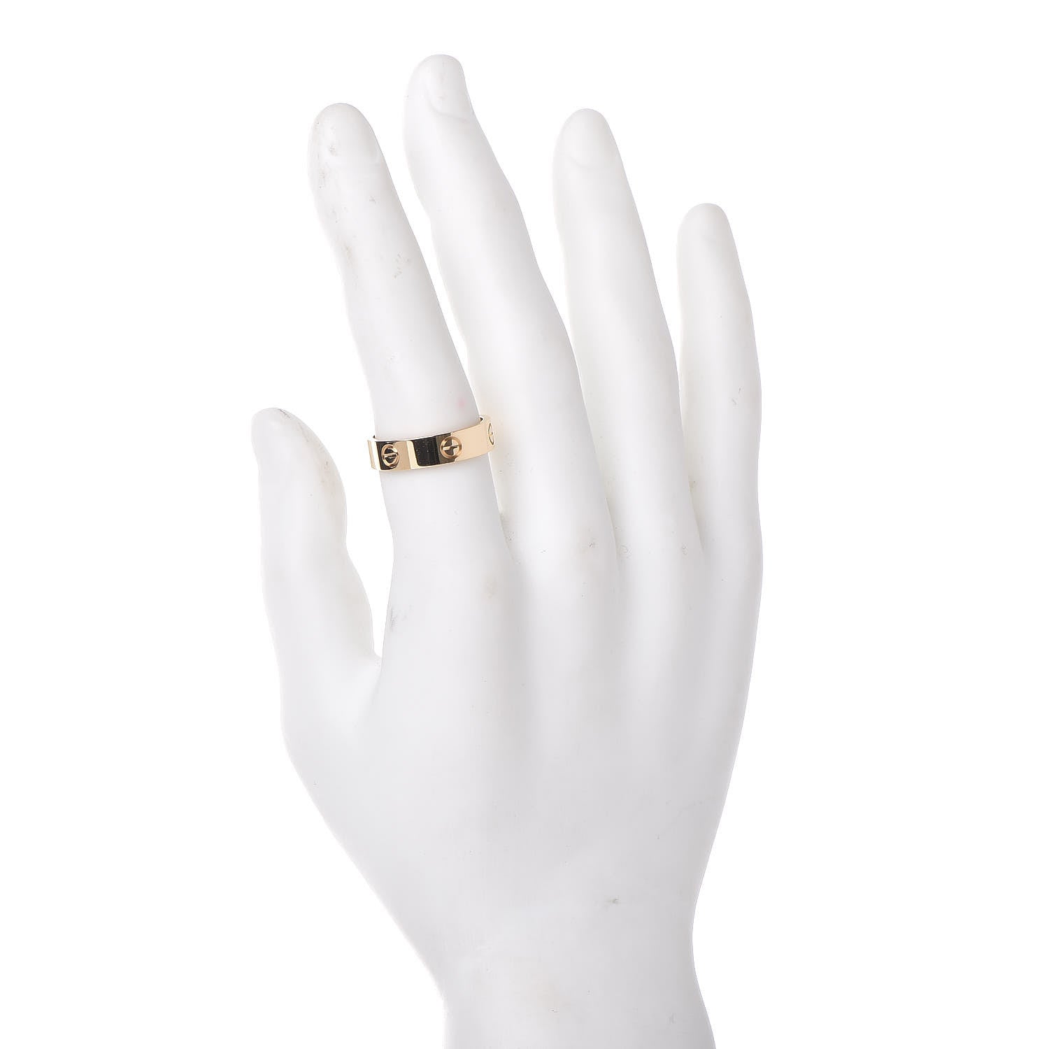 Cartier 18K Yellow Gold 5.5mm LOVE Ring 63 10.25 2 of 5