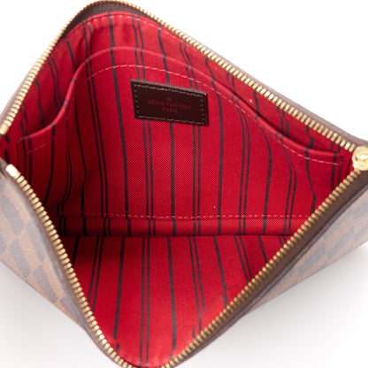 Louis Vuitton LOUIS VUITTON Damier Ebene Neverfull MM GM Pochette 5 of 16