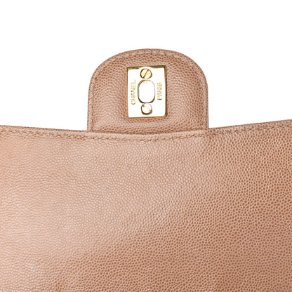 Chanel Caviar Stitch Small Single Flap Beige 10 of 16