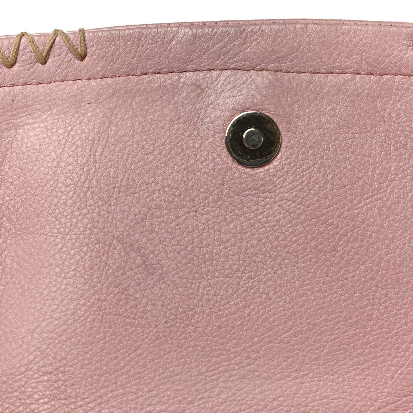 Grained Calfskin Shoulder Bag Pink