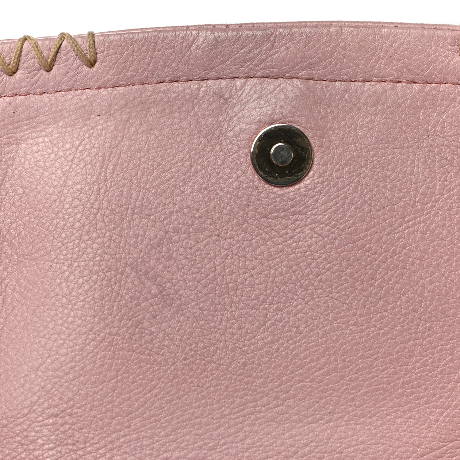 MCM Grained Calfskin Shoulder Bag Pink 12 of 27