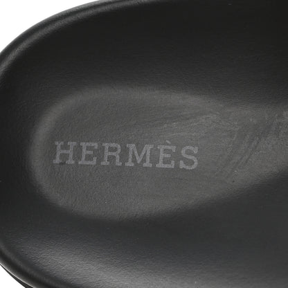 Hermes Calfskin Embroidered Womens Chypre Sandals 41 Natural 8 of 11