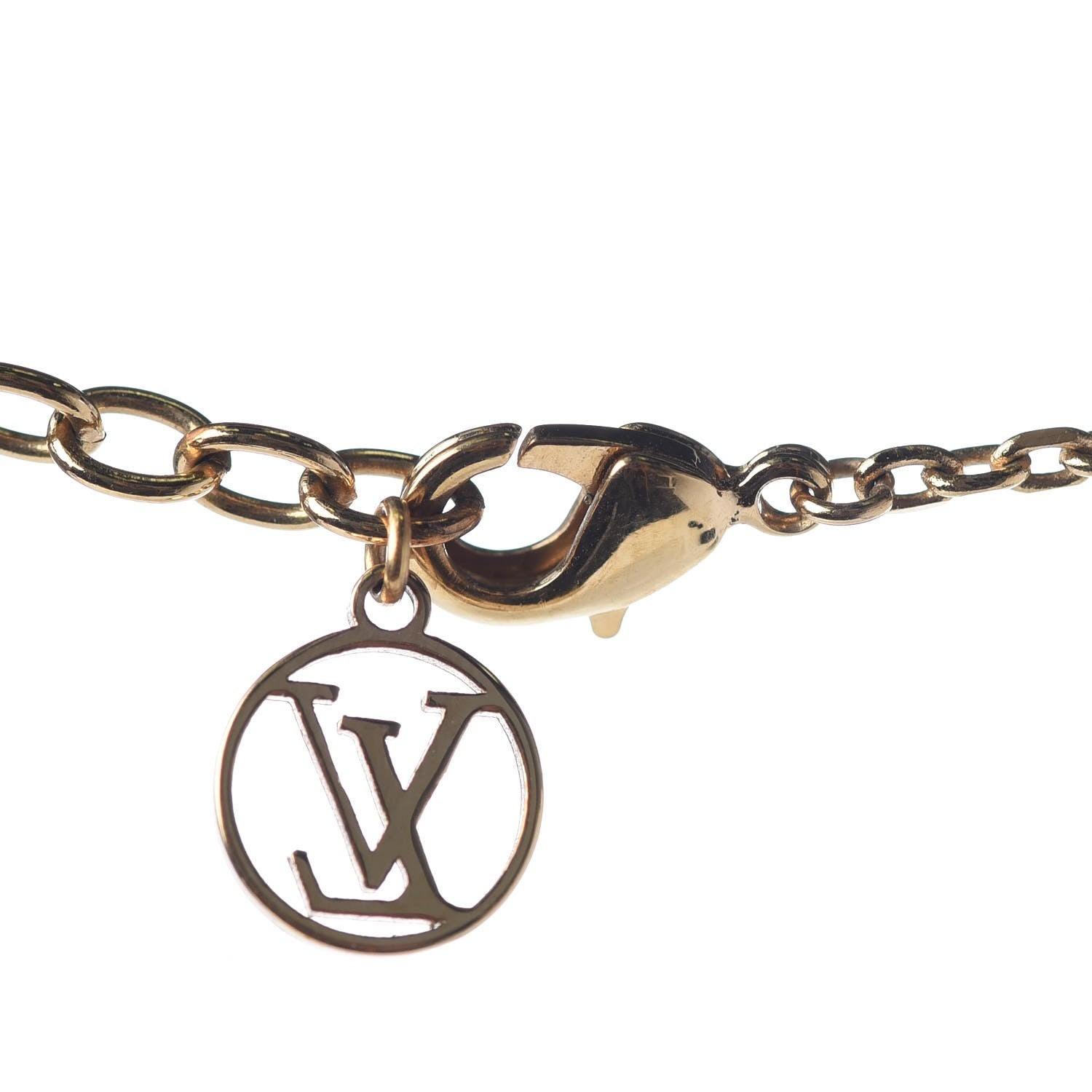 Louis Vuitton Logomania Necklace Gold 5 of 7