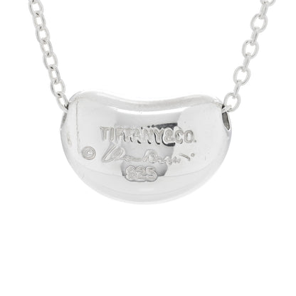 Tiffany Sterling Silver 11mm Elsa Peretti Bean Pendant Necklace 5 of 5