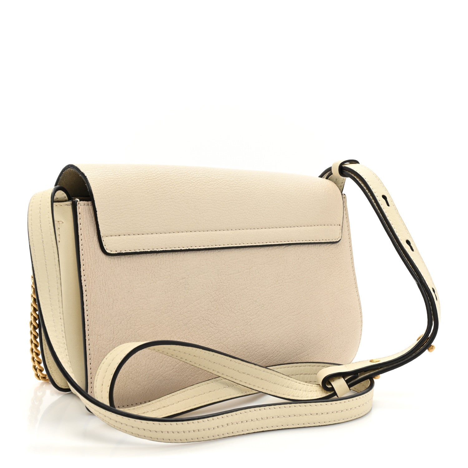 Chloe Goatskin Small Faye Shoulder Bag Off White 3 of 16