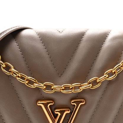 Louis Vuitton Calfskin LV New Wave Chain Bag Taupe 7 of 9