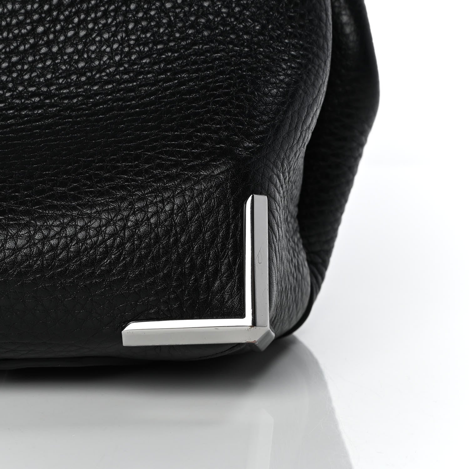 Alexander Wang Pebbled Calfskin Large Prisma Skeletal Tote Black Silver Hardware 9 of 20