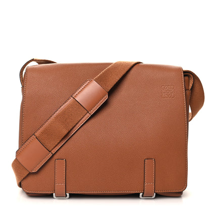 Loewe Soft Grained Calfskin Military Messenger Bag Tan 1 of 10