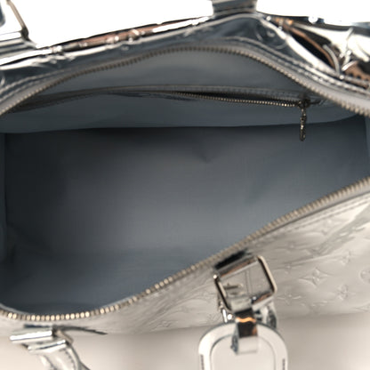 Louis Vuitton Monogram Mirror Keepall Bandouliere 45 Silver 4 of 8