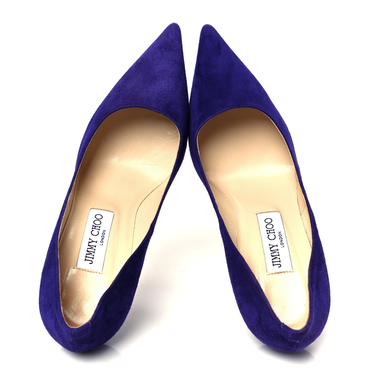 Jimmy Choo Suede Abel Pumps 38 Violet 1774305 – FASHIONPHILE