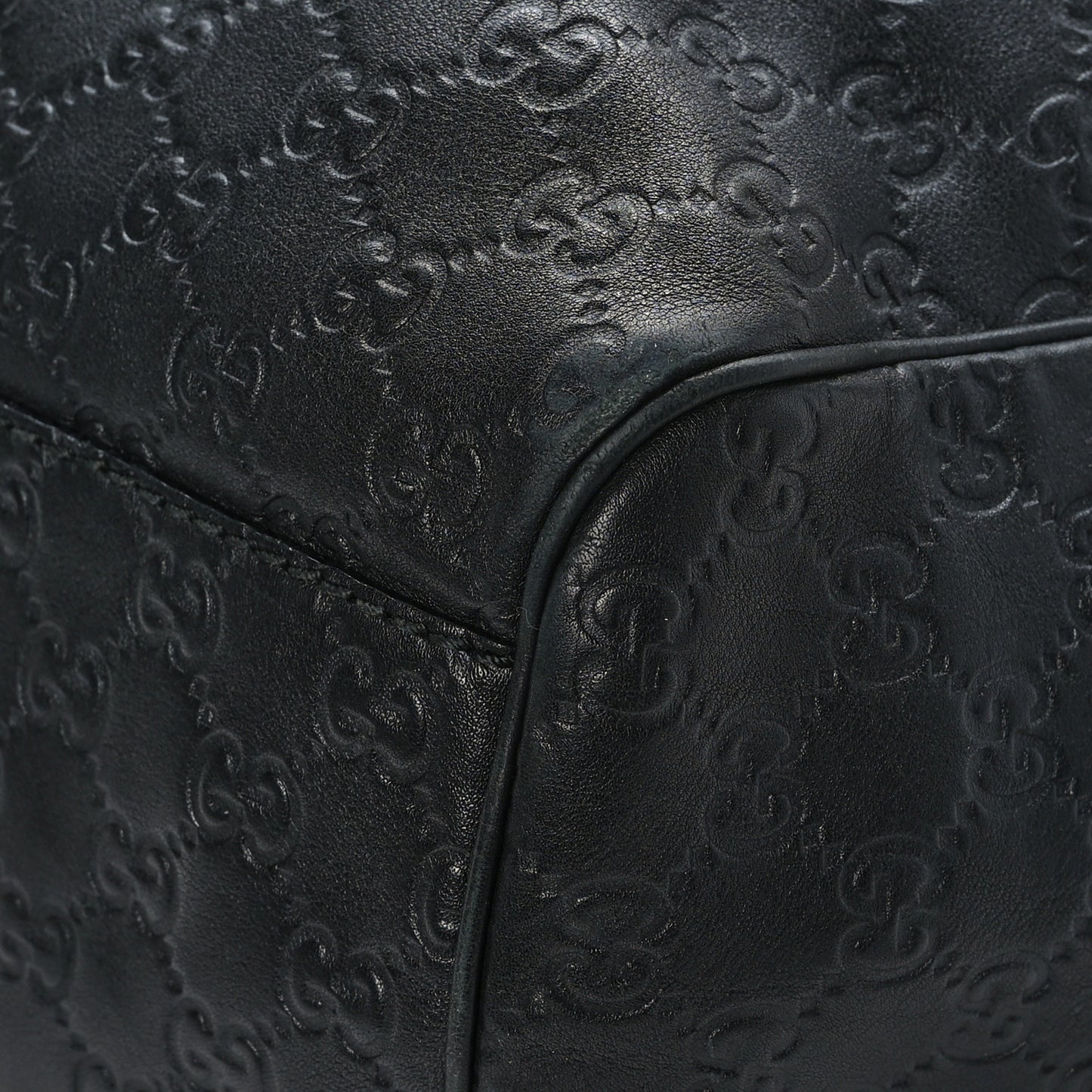 Guccissima Large Sukey Tote Black