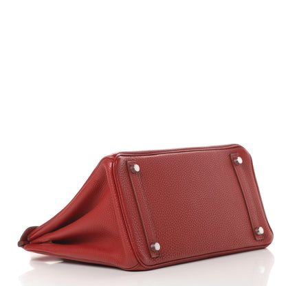 Hermes Togo Birkin 30 Rouge Garance 4 of 14