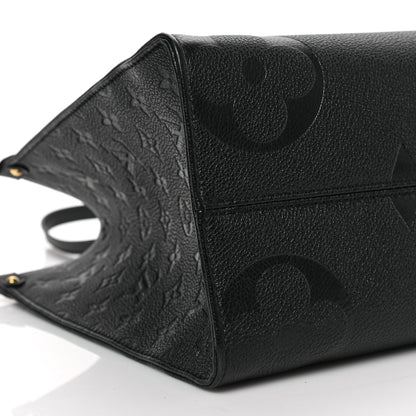 Louis Vuitton Empreinte Monogram Giant Onthego MM Black 7 of 8
