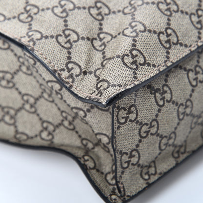 Gucci Soft GG Supreme Monogram Kingsnake Vertical Tote Black 8 of 16