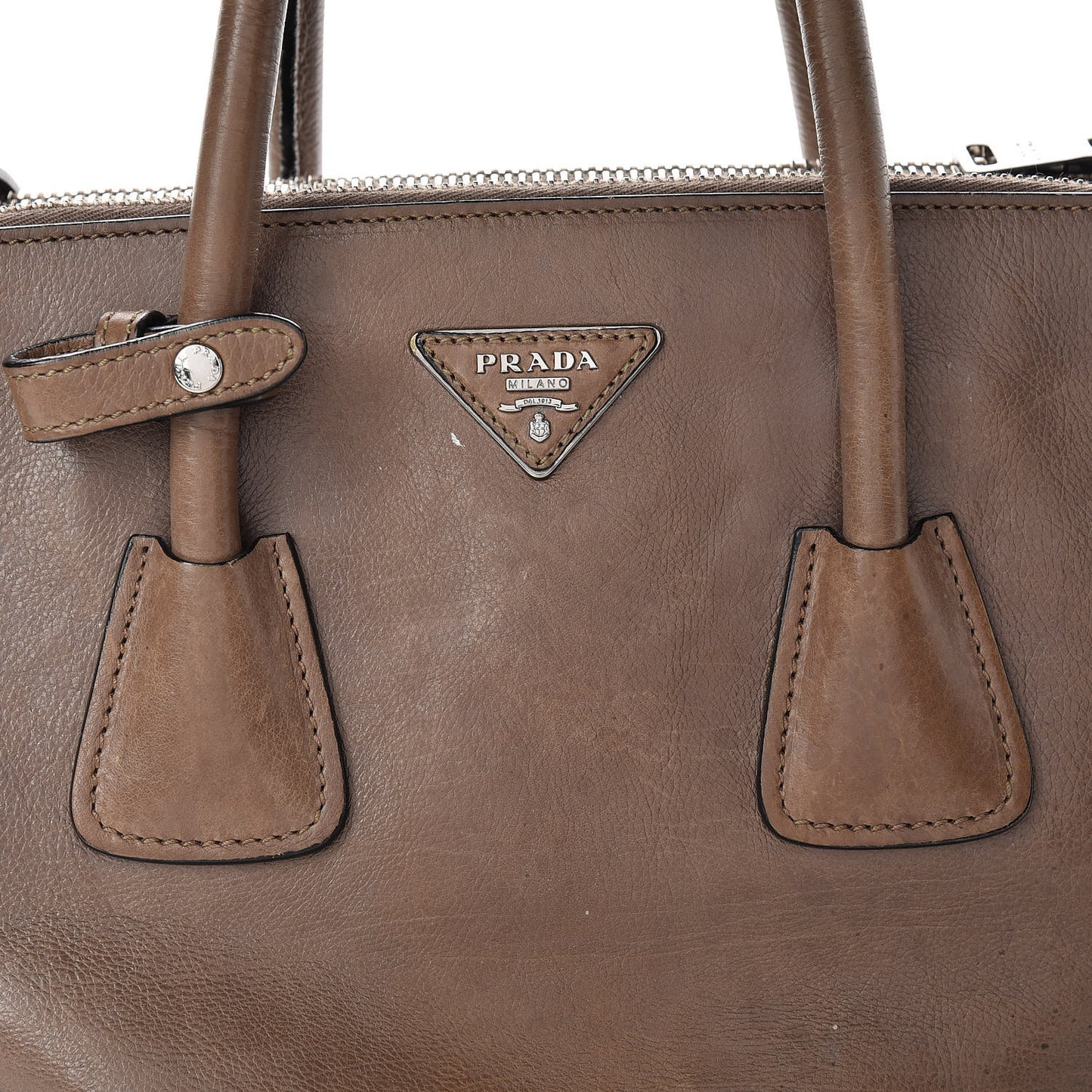 Glace Calf Twin Pocket Tote Bambu