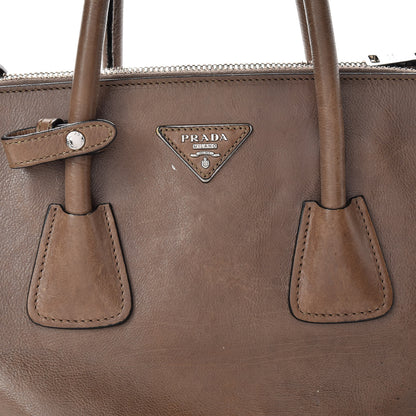 Prada Glace Calf Twin Pocket Tote Bambu 8 of 21