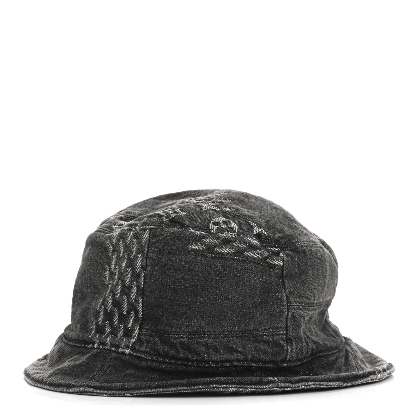 x NIGO Monogram Giant Denim Giant Damier Wave Sun Hat 60 Gray