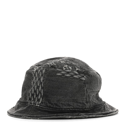 Louis Vuitton x NIGO Monogram Giant Denim Giant Damier Wave Sun Hat 60 Gray 4 of 11