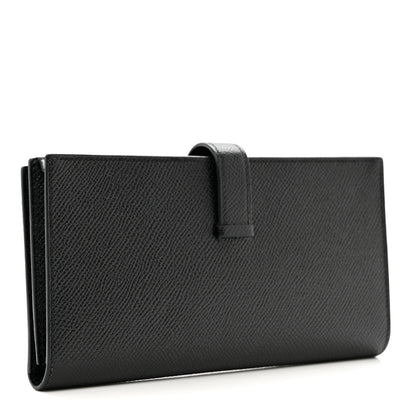 Hermes Epsom Bearn Gusset Wallet Black 3 of 7