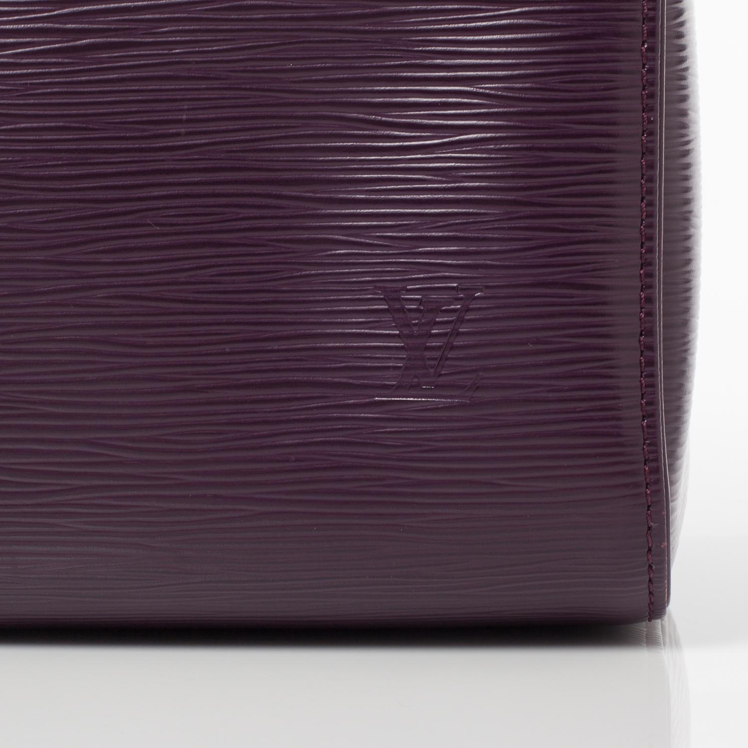 Louis Vuitton Epi Speedy 25 Cassis Purple 6 of 10