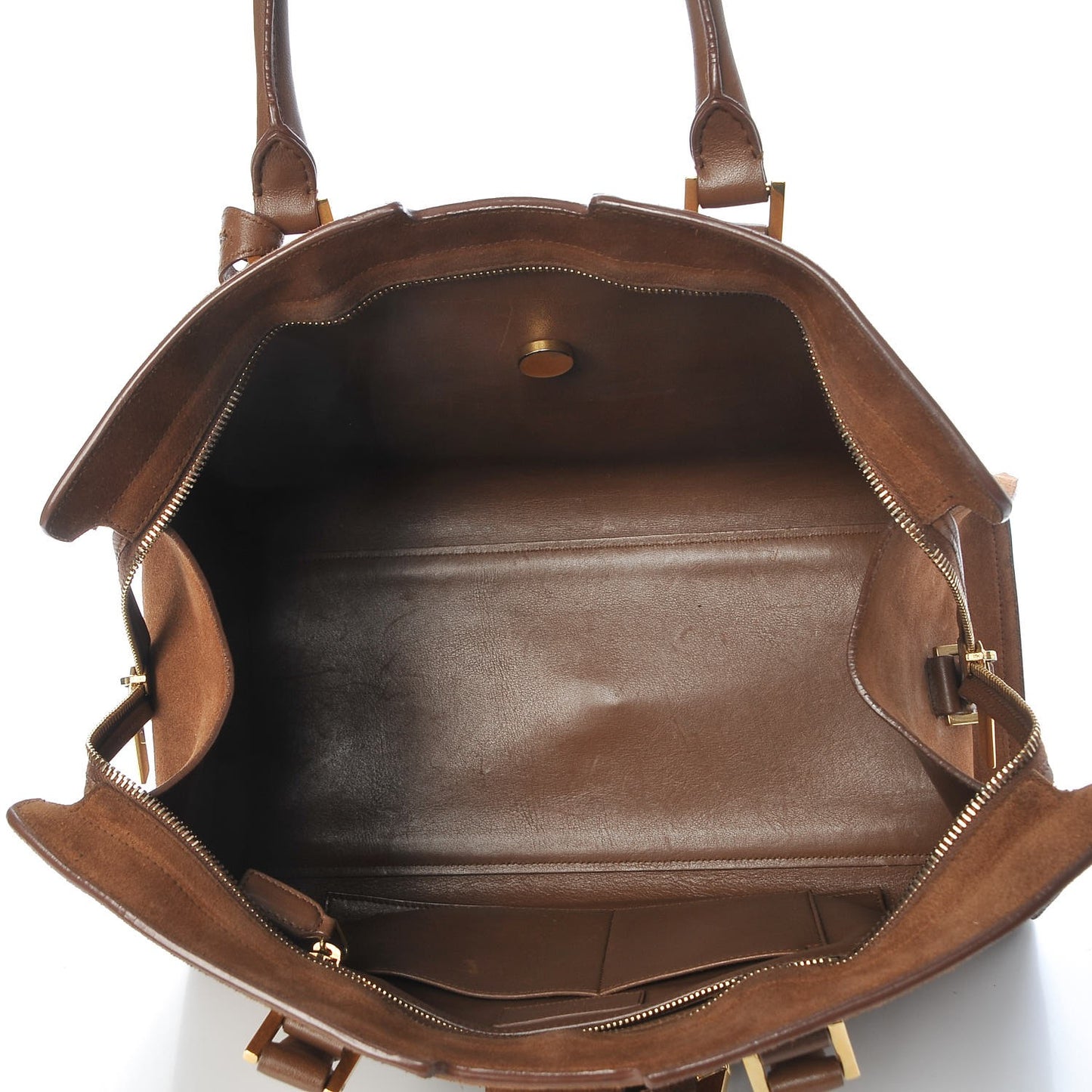Suede Medium Classic Y Cabas Light Ocre