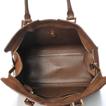 Saint Laurent Suede Medium Classic Y Cabas Light Ocre 5 of 14