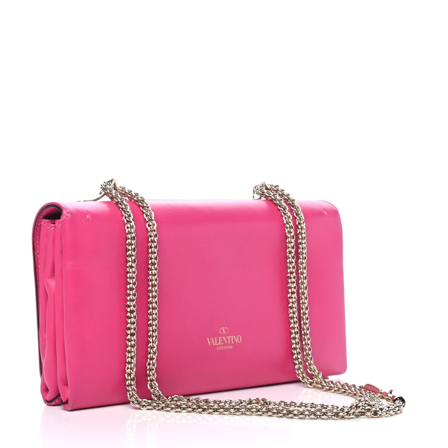 Calfskin Va Va Voom Shoulder Bag Pop Fuxia
