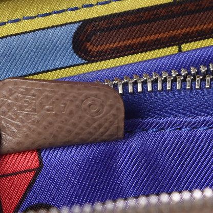Hermes Epsom Silk'in Compact Wallet Etoupe 7 of 7