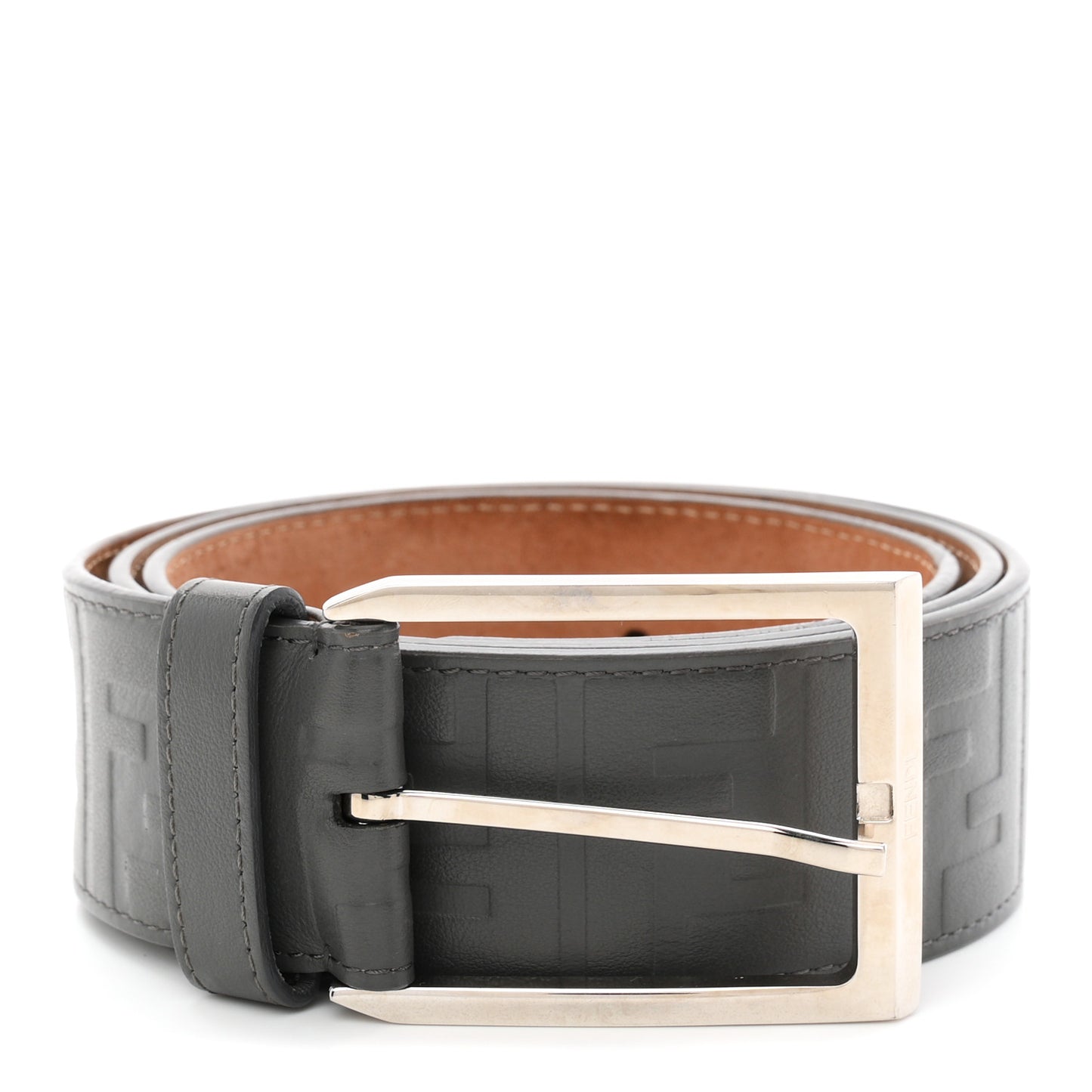 Vitello Grace FF 1974 Embossed Belt 100 40 Antracite