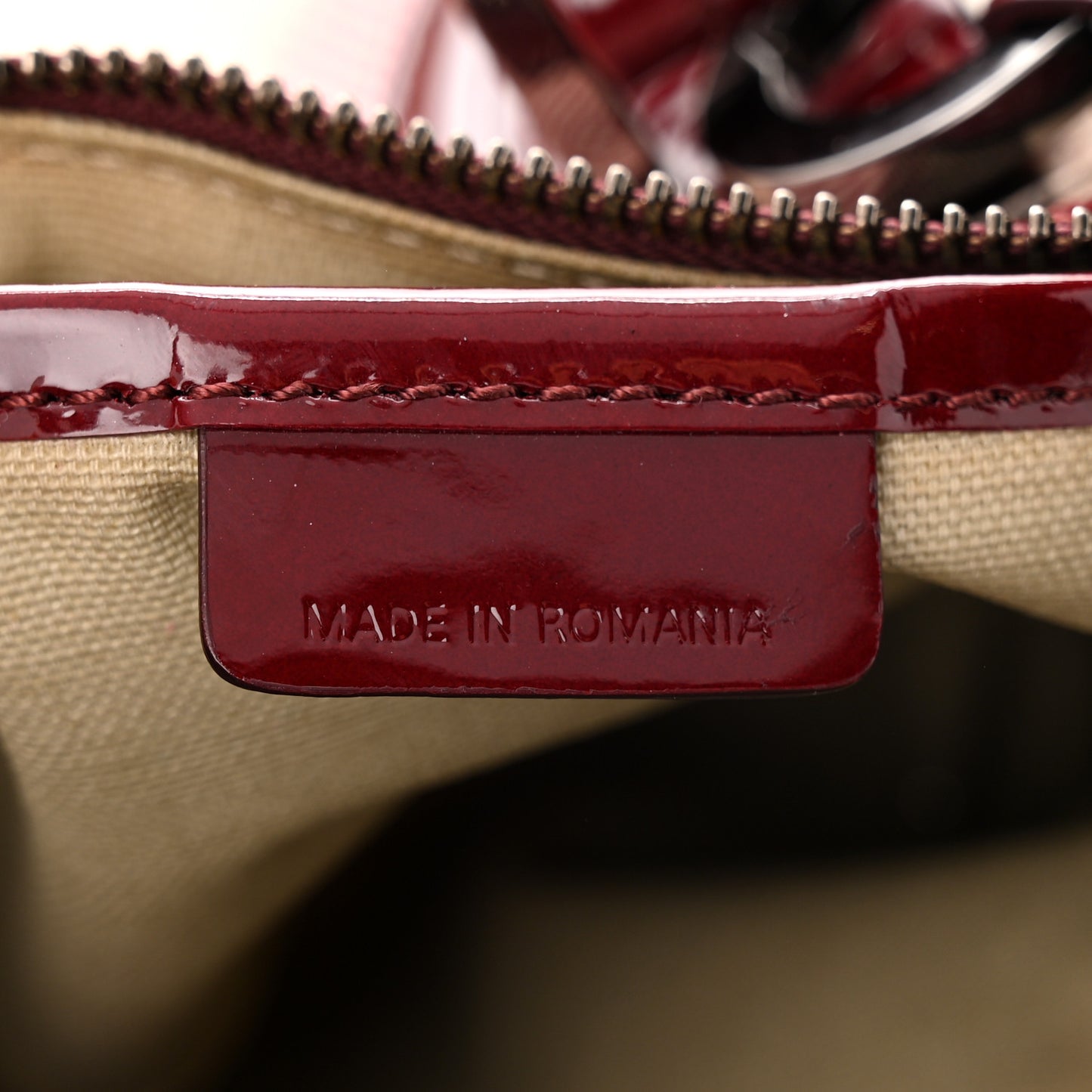 Nova Check Heart Small Chester Bowling Bag Berry Red