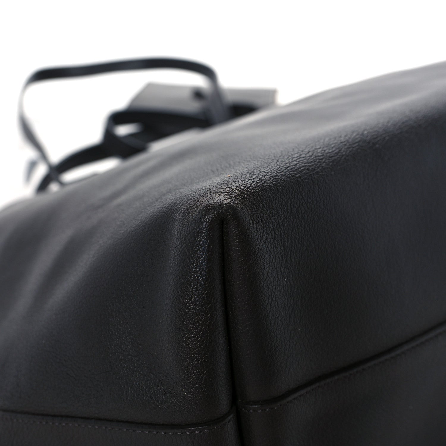 Saint Laurent Calfskin Large Shopping Tote Fog 10 of 13