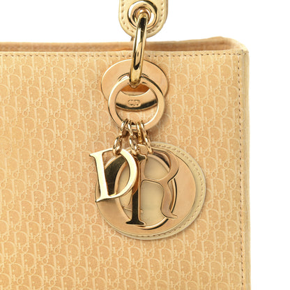 Christian Dior Nubuck Diorissimo Medium Lady Dior Gold 10 of 13