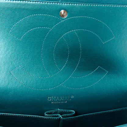 Chanel Metallic Calfskin Quilted 2.55 Reissue Flap 227 Turquoise 6 of 10