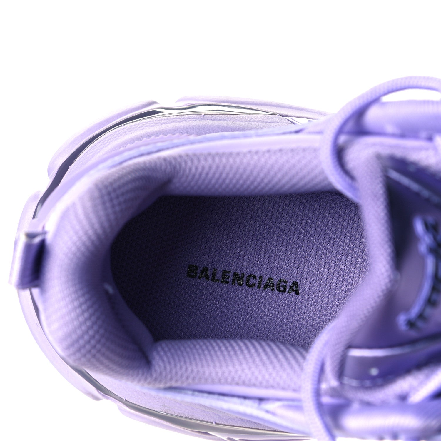 Balenciaga Rubber Mesh Full Color Womens Track.2 Open Sneakers 37 Lilac 14 of 16