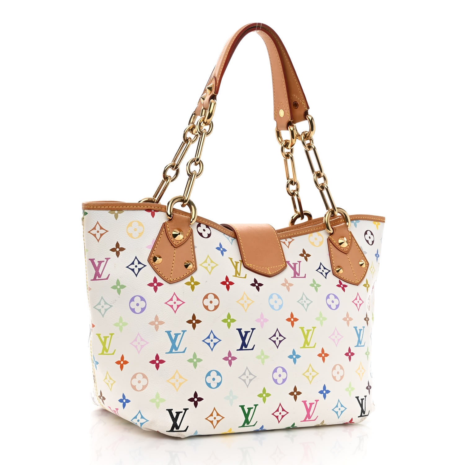 Louis Vuitton Monogram Multicolor Annie GM White 3 of 9