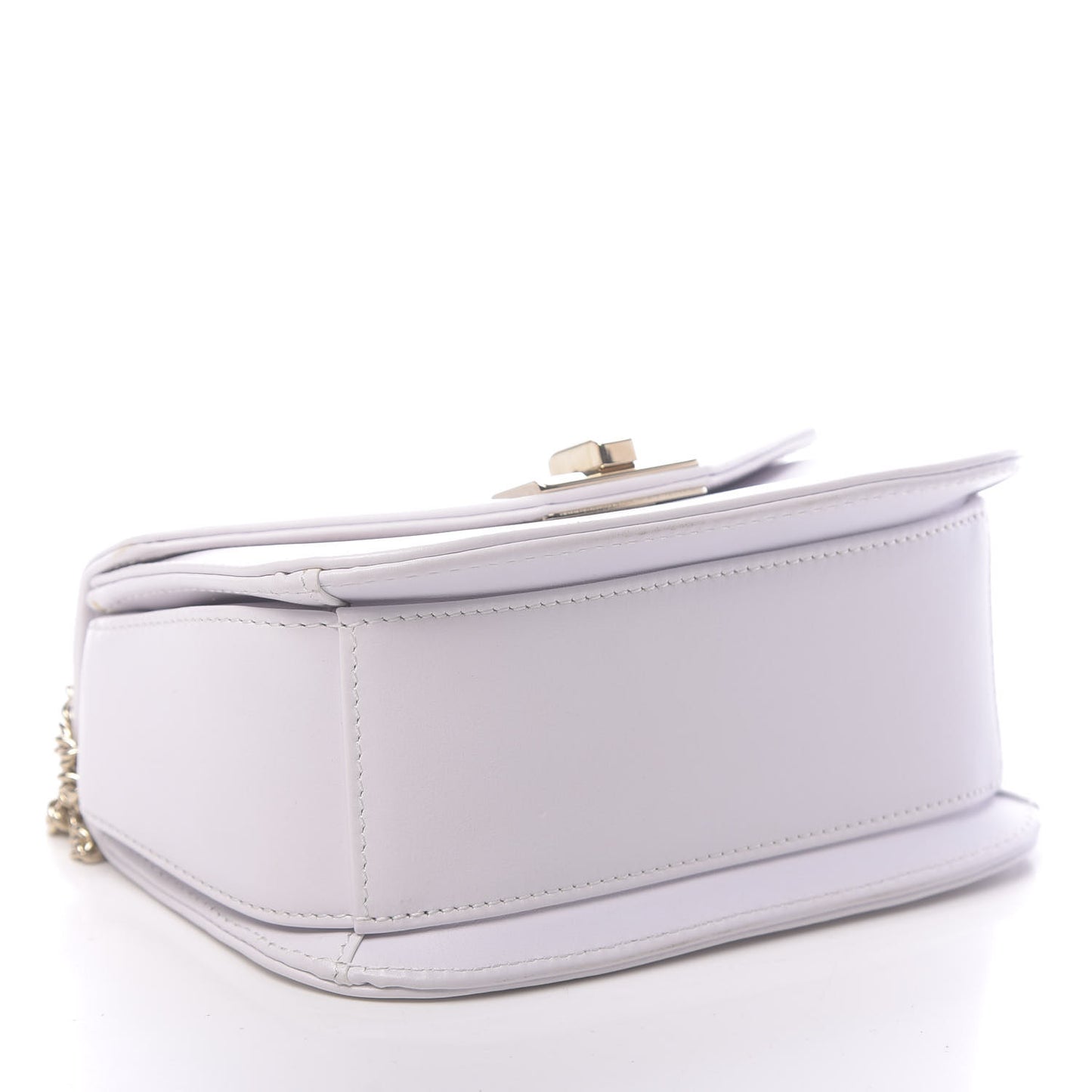Calfskin VLTN Small Shoulder Bag White