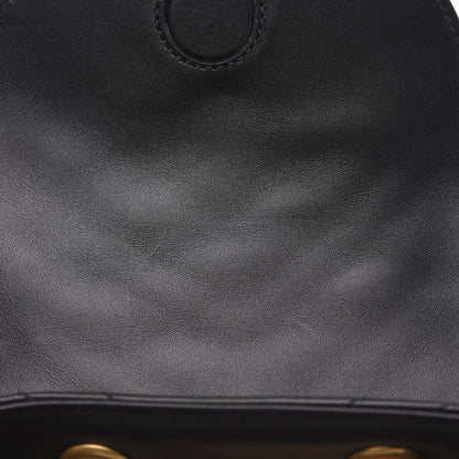 Gucci Calfskin Matelasse GG Marmont Flap Backpack Black 9 of 9