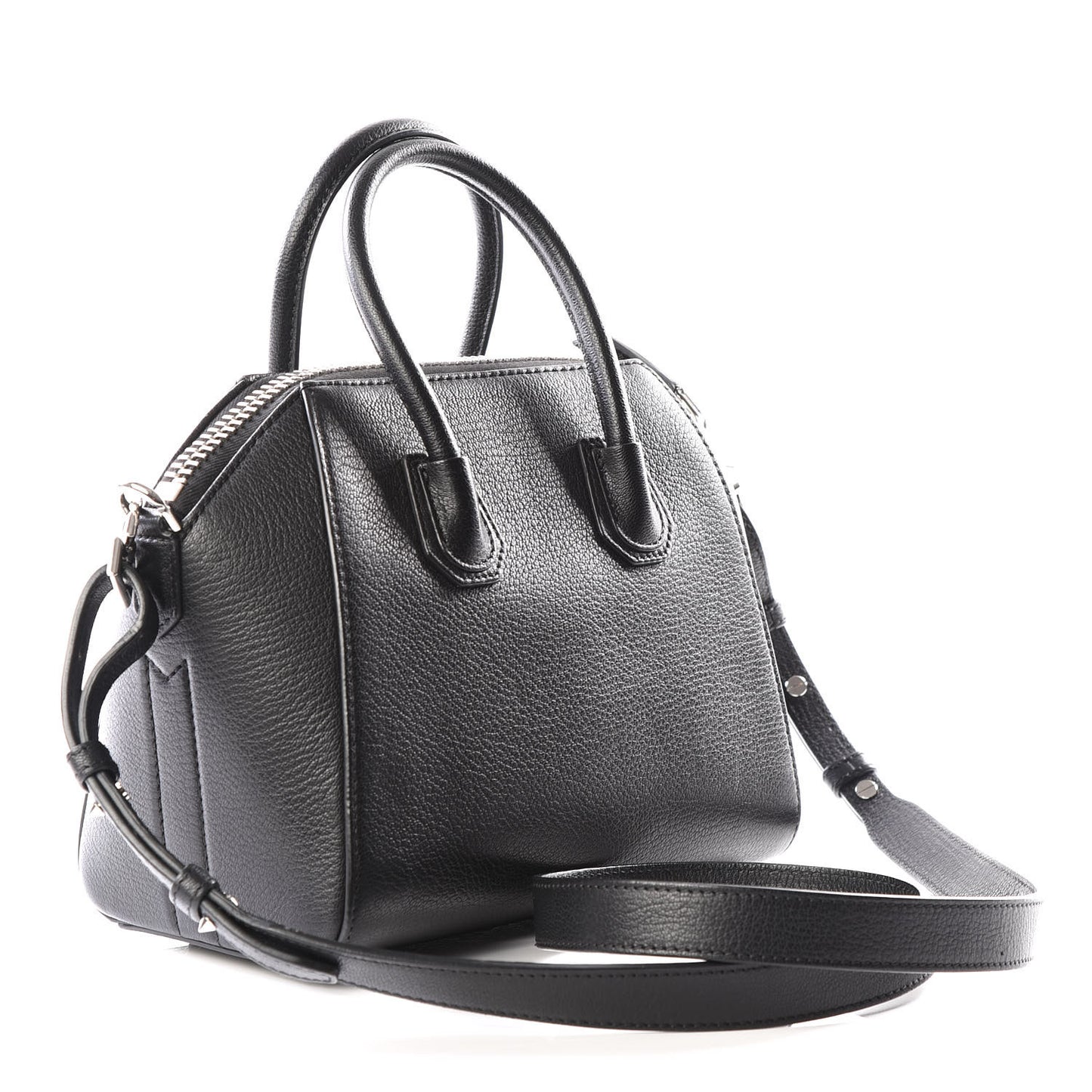 Sugar Goatskin Mini Antigona Black