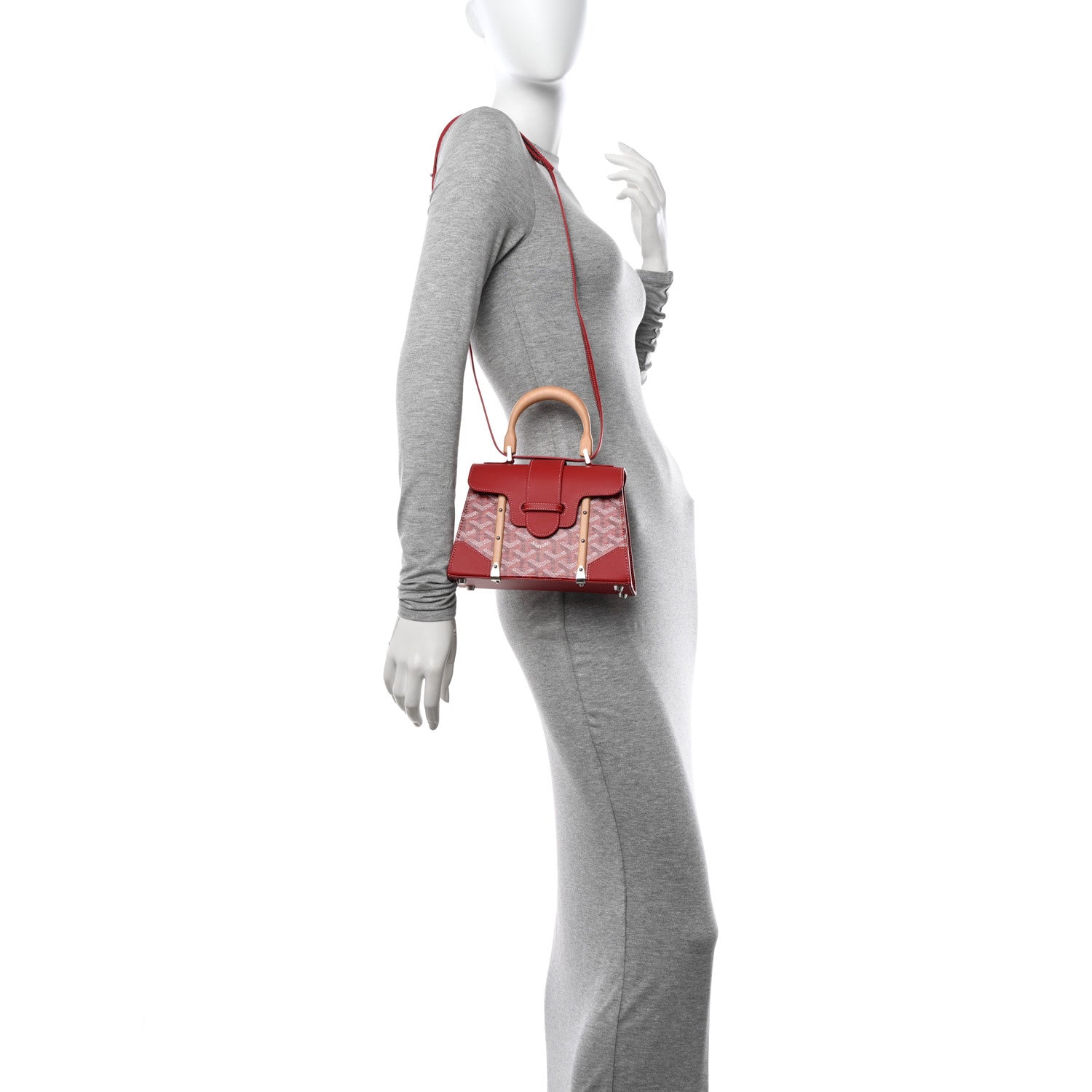 Goyard Goyardine Structure Mini Saigon Red 2 of 10