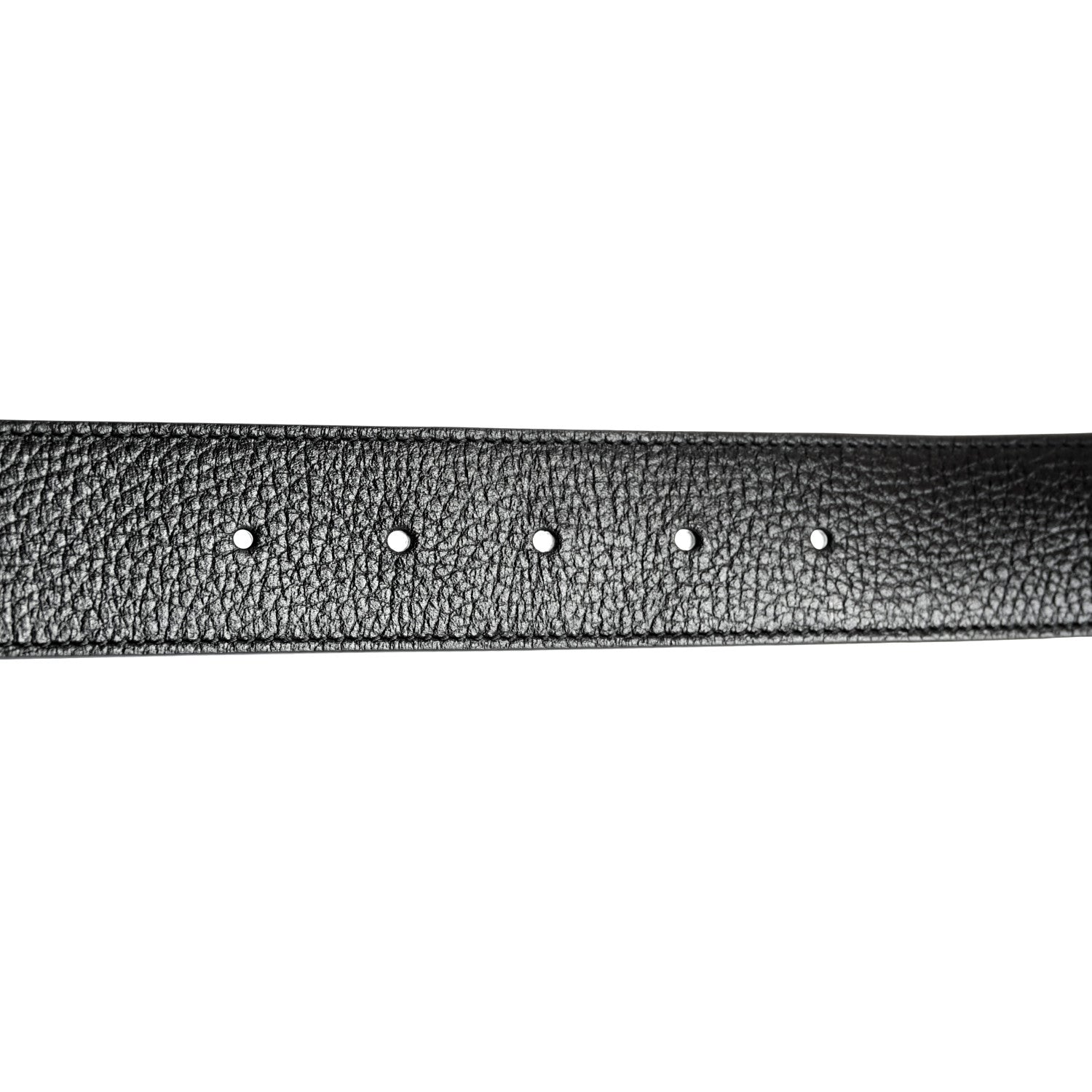 Gucci Dollar Calfskin Double G Reversible 37mm Belt 90 36 Black New Acero 8 of 9