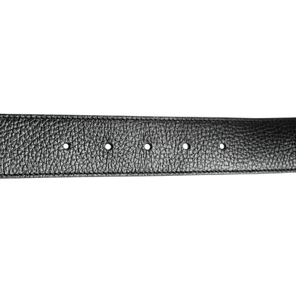 Gucci Dollar Calfskin Double G Reversible 37mm Belt 90 36 Black New Acero 8 of 9