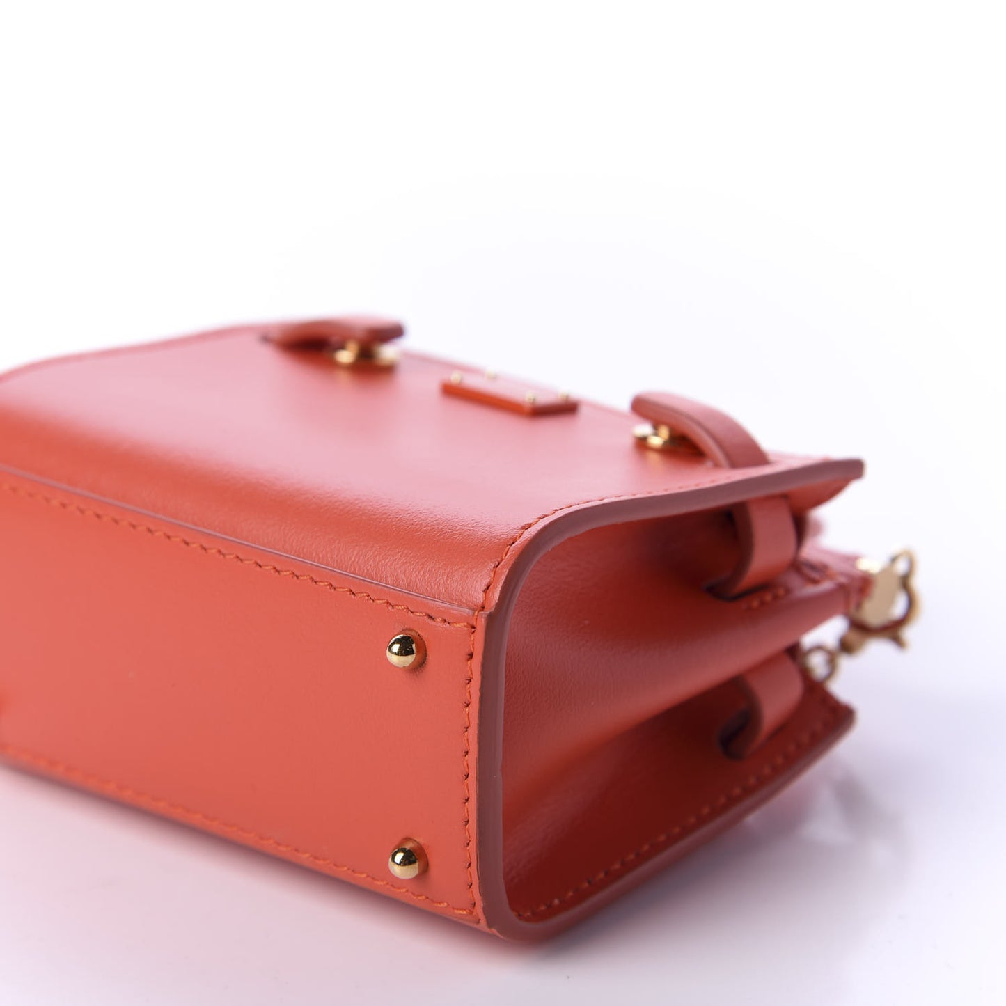 Calfskin Micro Miss Sicily 62 Satchel Orange