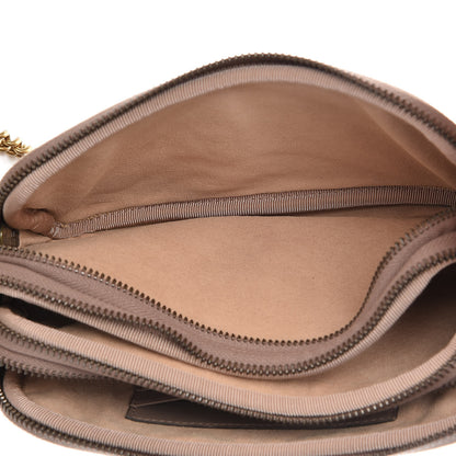 Gucci Calfskin Matelasse Mini GG Marmont Chain Crossbody Bag Porcelain Rose 7 of 12