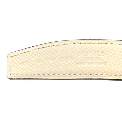Hermes Swift Epsom 24mm Belt Strap 85 Craie Biscuit 5 of 5