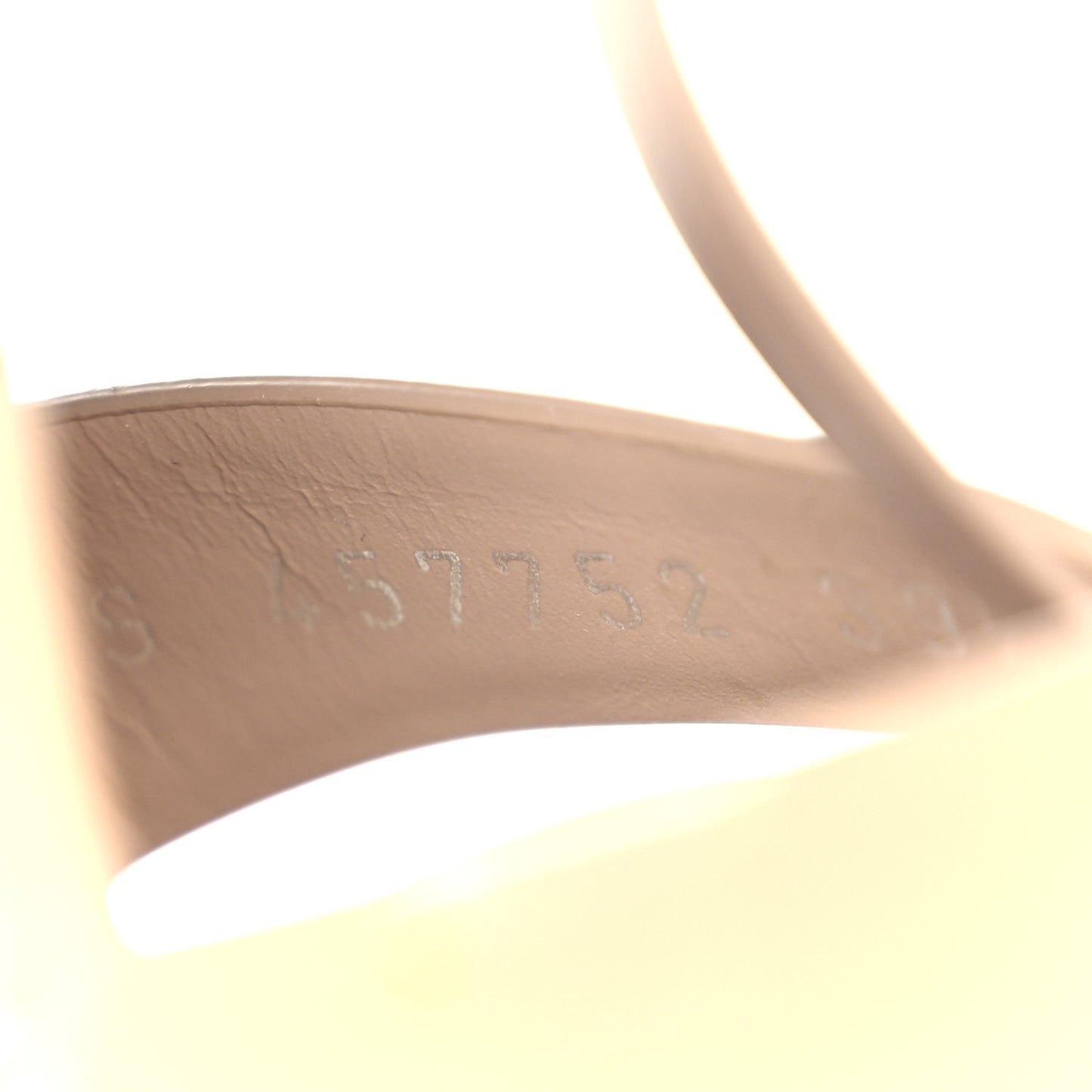 Vitello Vernice Tribute 105 Platform Sandals 39.5 Nude